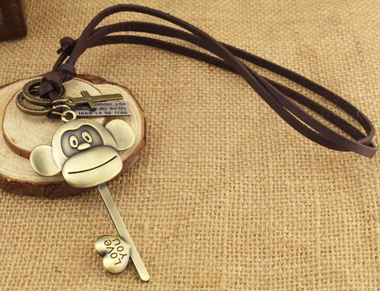 Детские ожерелья для девочек мальчиков женщин детские украшения сердце животные