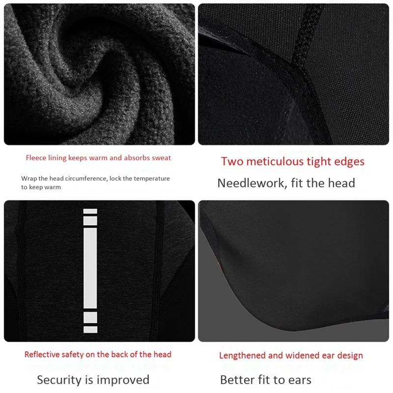 

WEST BIKING Bicycle Caps Windproof Winter Warm Bike Hats for Men Women Cycling Caps Outdoor Running Skiing Cycling Sport Caps