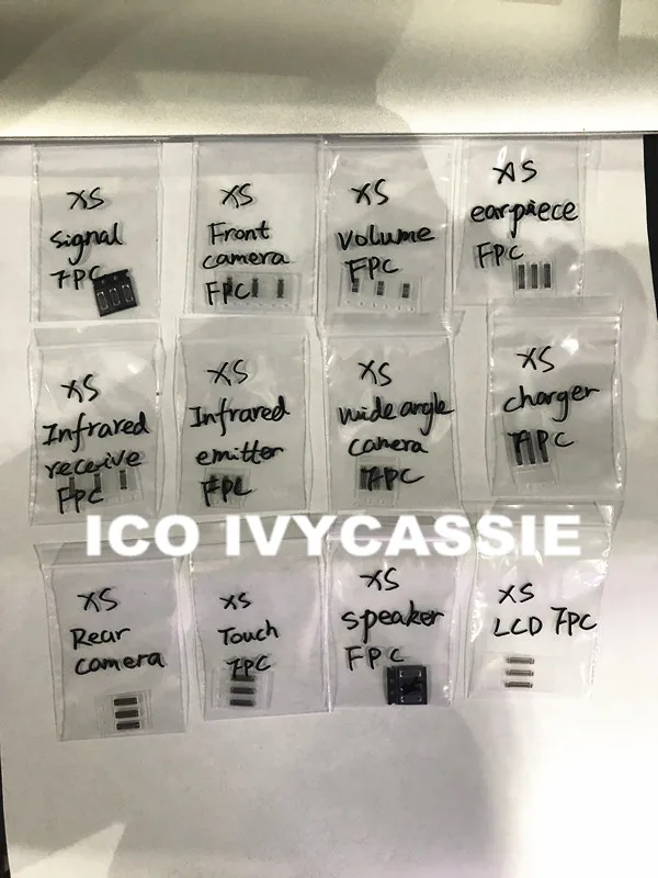 Разъем для iPhone XS FPC ЖК-дисплей сенсорное зарядное устройство док-станция задняя