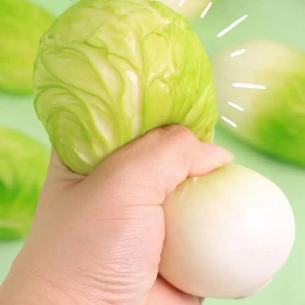 

Antistress Squishy Vegetables Squeeze Toys Cute Kawaii Soft Vegetables Fidget Toys Relieves Stress Anxiety Ball Pressure Gadget