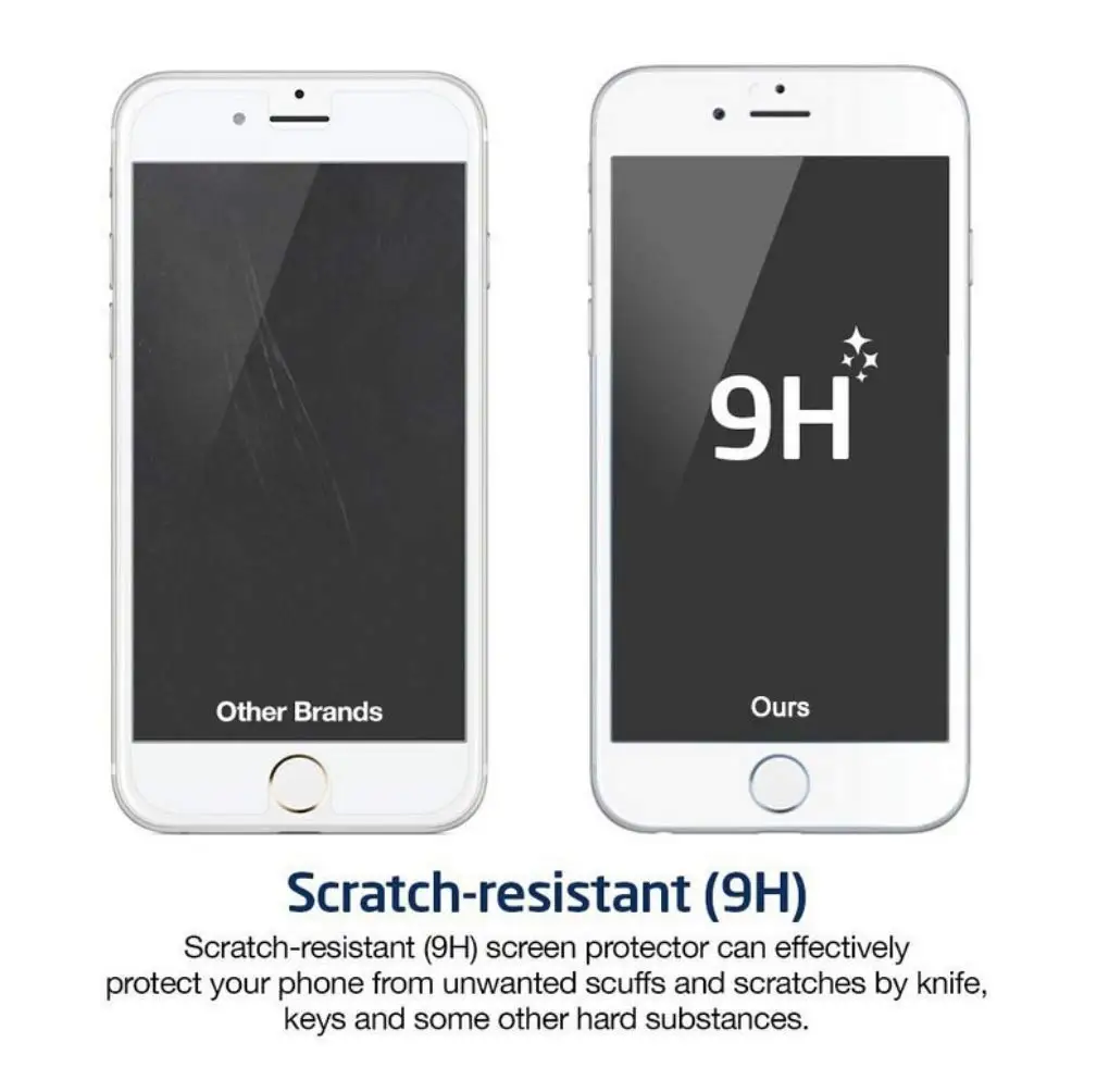 HOCO 0,25 мм Полное покрытие закаленное стекло для iPhone 7 6s 8 Plus защита экрана 3D Защитное стекло для iPhone 6 Plus