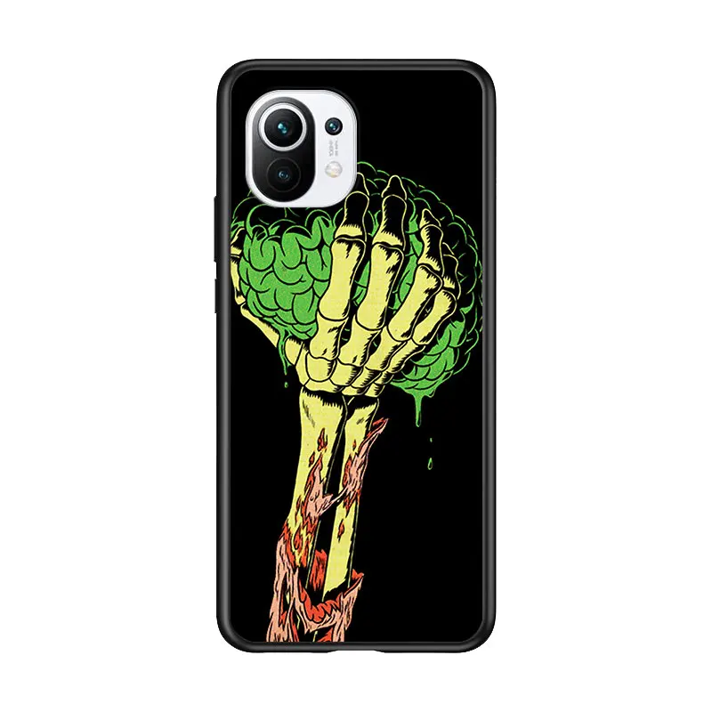 

Cool illustration for Xiaomi Mi 11 10T Note 10 Ultra 5G 9 9T SE 8 A3 A2 A1 6X Pro Play F1 Lite 5G Black Phone Case