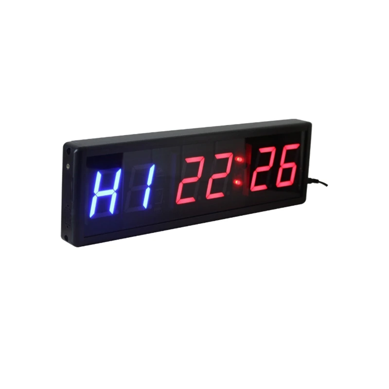 2.3inch Training Electronics Interval Timer Segment Stopwatch Interval Chronograph for GYM trainings LED Interval Workout Timer - Цвет: 2.3inch