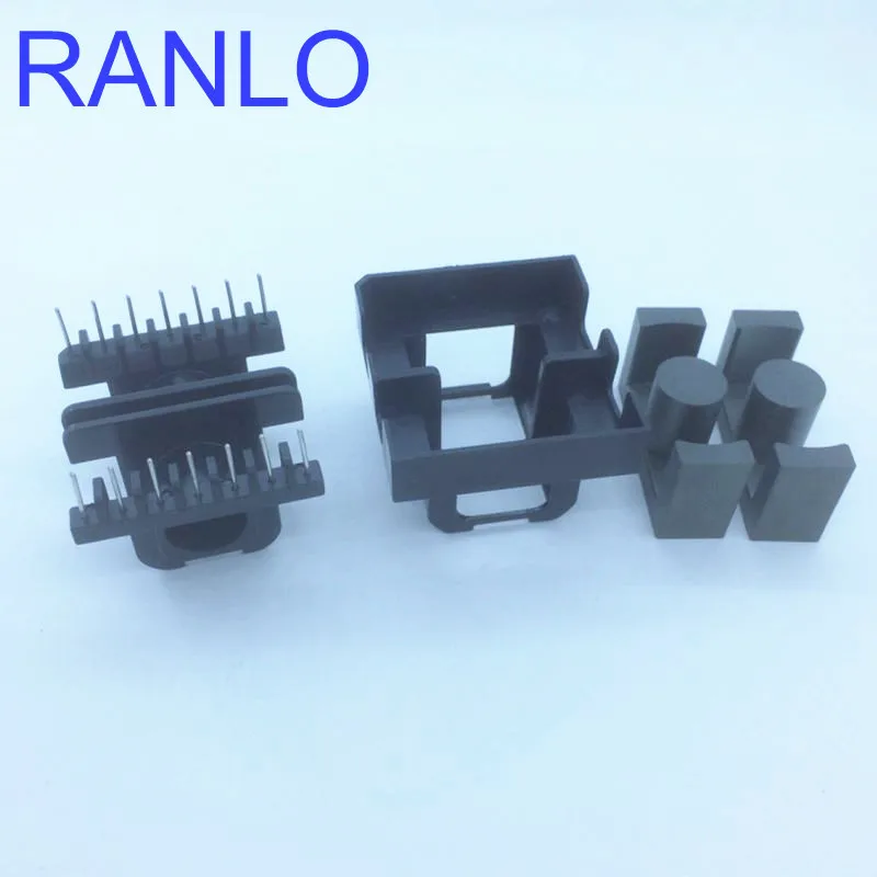 EC39/40 ER39/40 2 слота LLCR трансформаторная катушка N87 PC44 мягкий магнитный ферритовый сердечник core 7+ 7pin