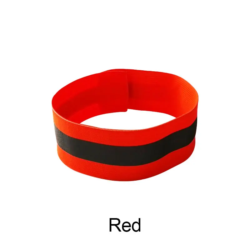 Красный Outdoor Sports Safety Band Reflective High Visibility Elastic Wristbands Ankle Wrist Arm Warning Running Cycling Night Warning - Цвет: Красный