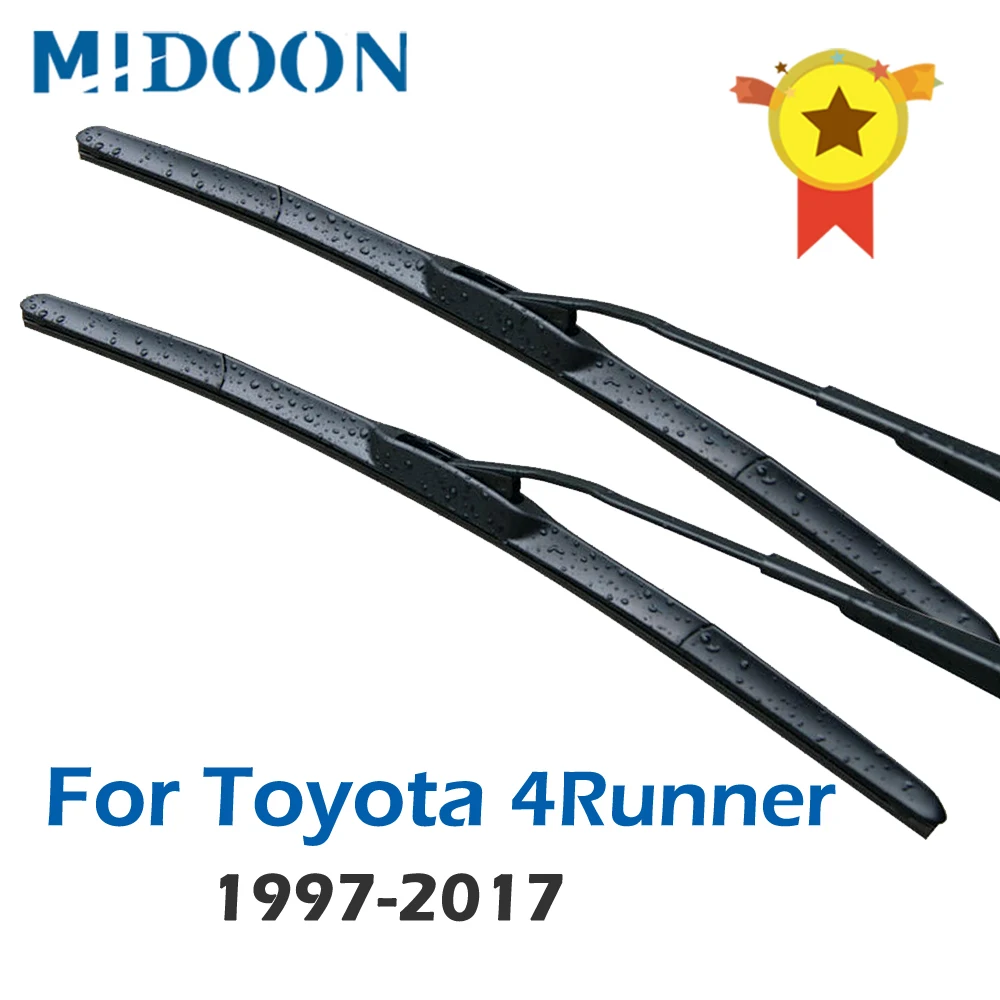 Щетки стеклоочистителя MIDOON для Toyota Sienna подходят крючков модели с 1997 по 2017 2004 2005 2006