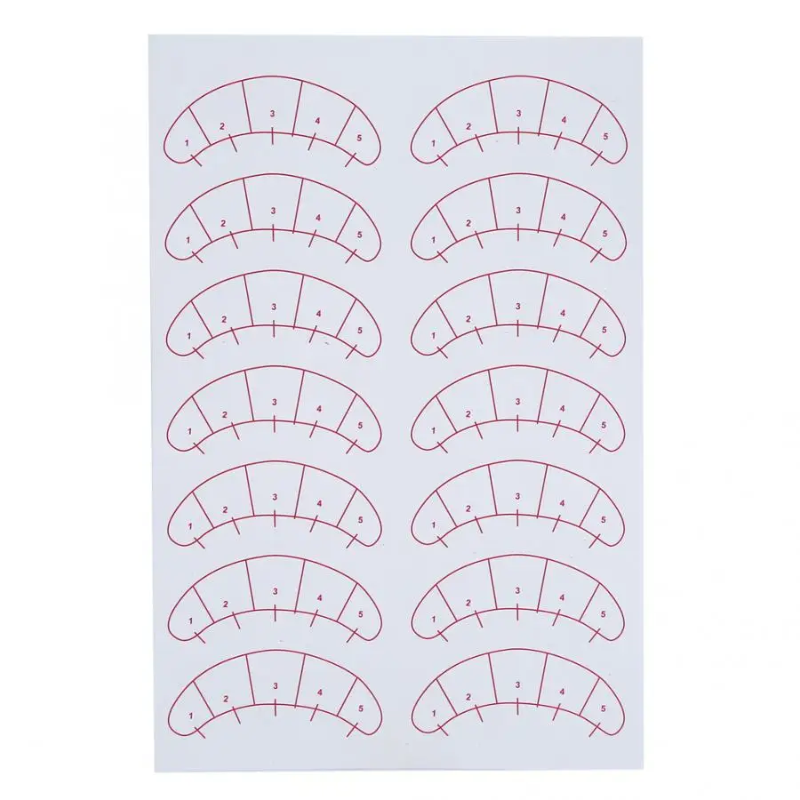 140 шт. бумажные накладки 3D для ресниц под глазами накладные наращивания на глаза