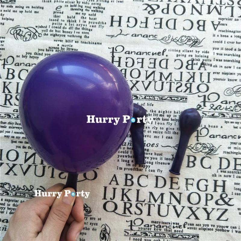 100 шт День рождения украшение фон для фотосессий воздушный шар металлик серебро
