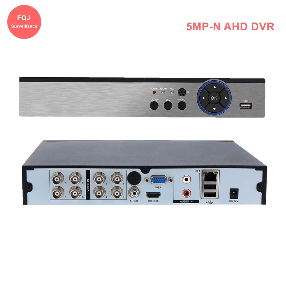 

4CH 8CH 16CH 5 in 1 AHD CCTV DVR 5MP-N H.265 Hybrid 5MP ONVIF NVR Digital Video Recorder for 2MP 5MP Analog IP Camera XMEye
