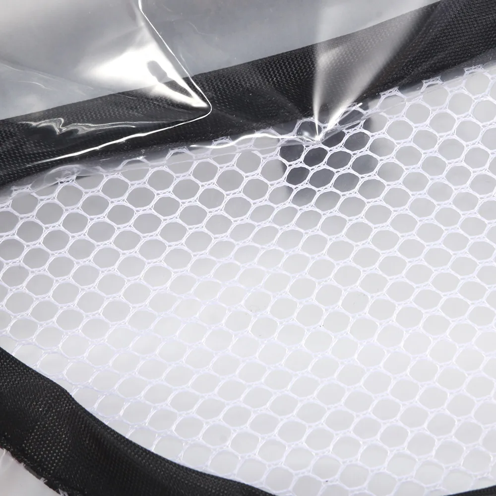 

Stroller Waterproof Rain Cover For Baby Strollers Transparent Wind Dust Shield Zipper Open Pushchairs Raincoat