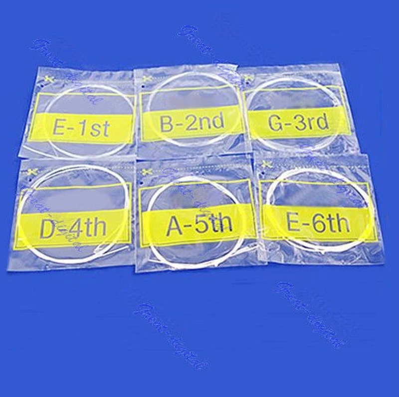 

2021 Top 6pcs New Full Set Classical Alloy&Nylon Guitar Strings A106