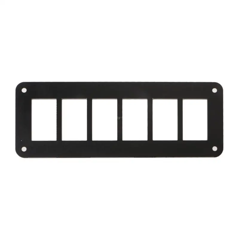 

Aluminum Rocker Switch Panel 2/3/4/6 Way Housing Holder For Car Boat Auto Parts