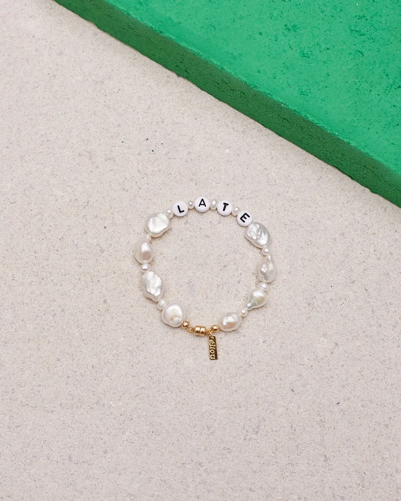 Персонализированный именной браслет на заказ женский eliou senna из натурального