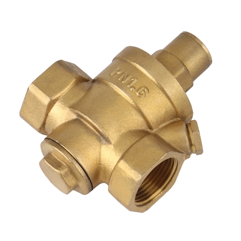 PN 1 6 Регулируемое давление воды редуктор регулятора Brass DN20 с измерителем датчика
