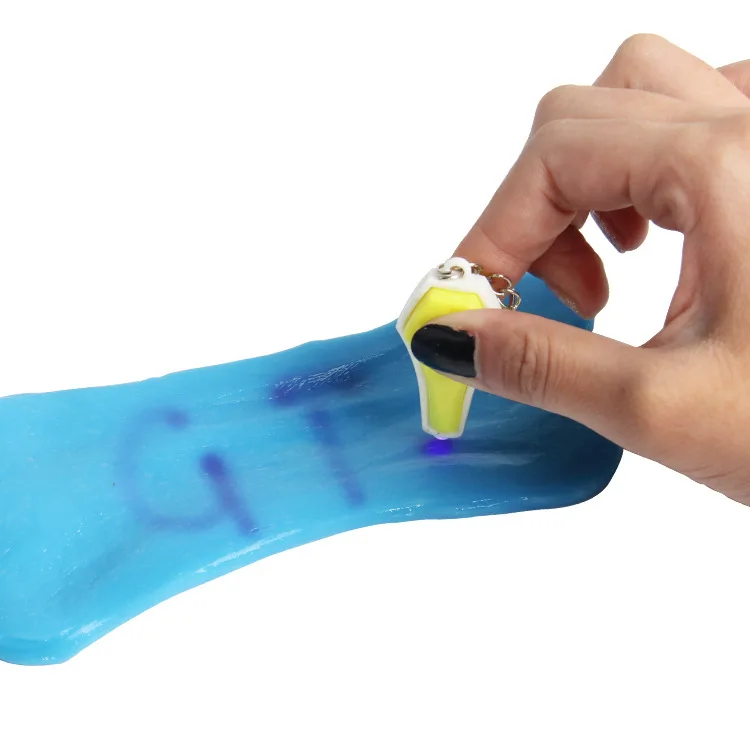 Сделай Сам глина слизи мягкий хлопок облако Слизь УФ обесцвечивание резиновая