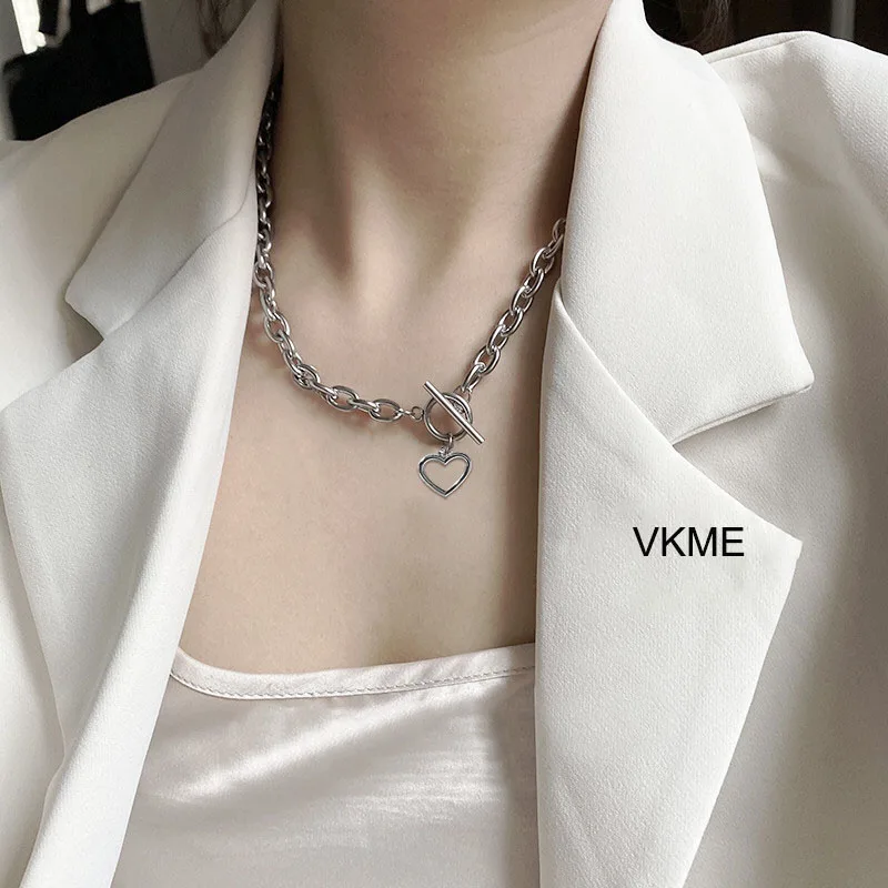 

Romantic Heart Necklaces Drop Shipping Women Pendant Necklaces Chokers Necklaces 2021 new Party gifts Charm jewelry