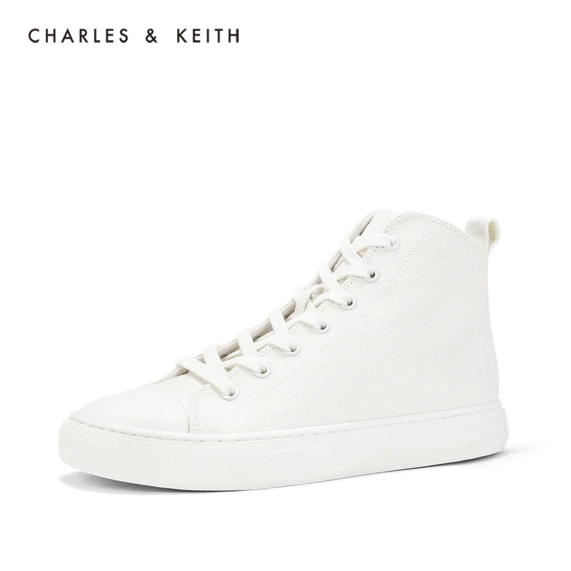 CHARLES＆KEITH Новинка на Весну 2020 CK1 71700035Женские Кроссовки ремешок Сплошной цвет
