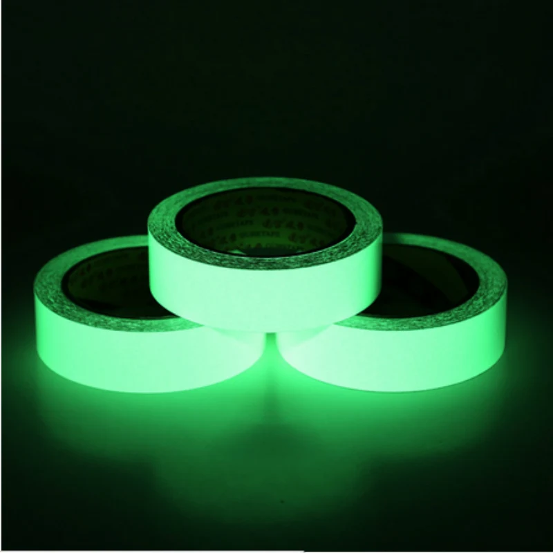 

10M/10mm Luminous Tape Night Vision Glow In Dark Self-adhesive Fluorescence Warning Tape Safety Stage Home Decoration Tapes