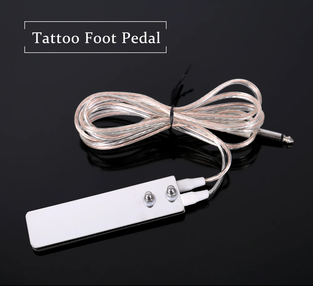 SPARK татуировки Электропитание машина Footswitch мини с ножками из нержавеющей стали педаль переключатель контроллер шнур для тату аксессуары инструменты