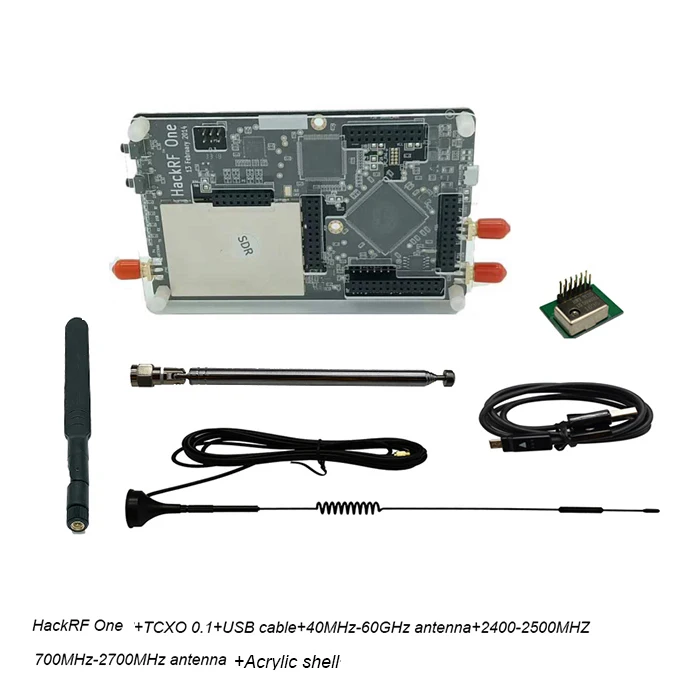 TCXO USB antenna 3 HackRF один 1 МГц до 6 ГГц программно-радио на платформе макетная плата SDR демонстрационная плата приемник для док-станции Ham Радио C5-002 - Цвет: TCXO USB antenna 3