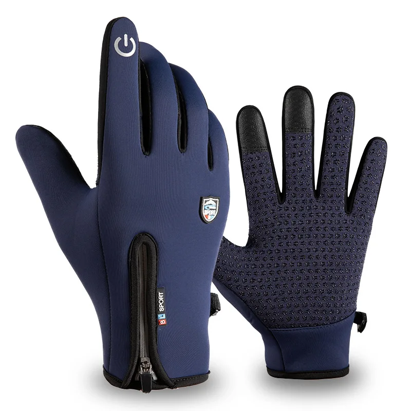 

Unisex Reflective Touchscreen Cycling Gloves Winter Warm Cycling Bicycle Bike Ski Outdoor Motorcycle Gloves Sports Full Finger