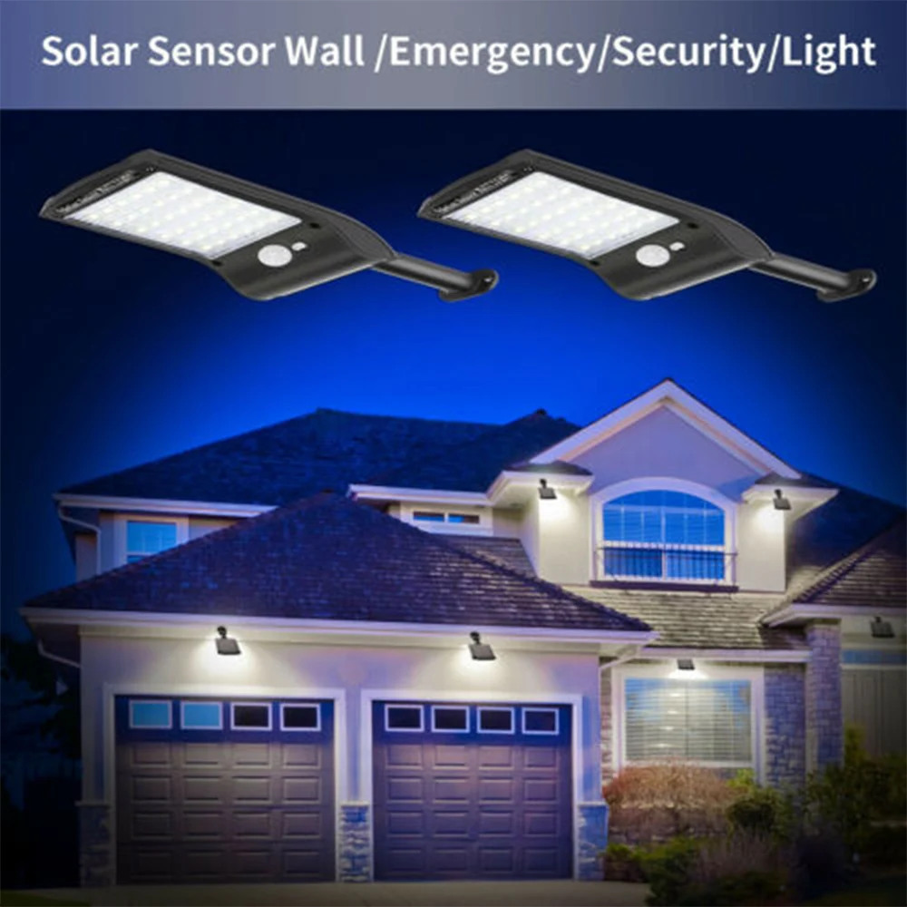 

Infrared Sensor Control ABS Lamp Waterproof LED Solar Wall Street Load Light Outdoor Pir Motion Sensor Garden Lamp
