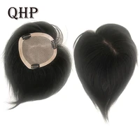 hair pieces lace pu base topper toupee women human hair 100 natural machine made remy wig