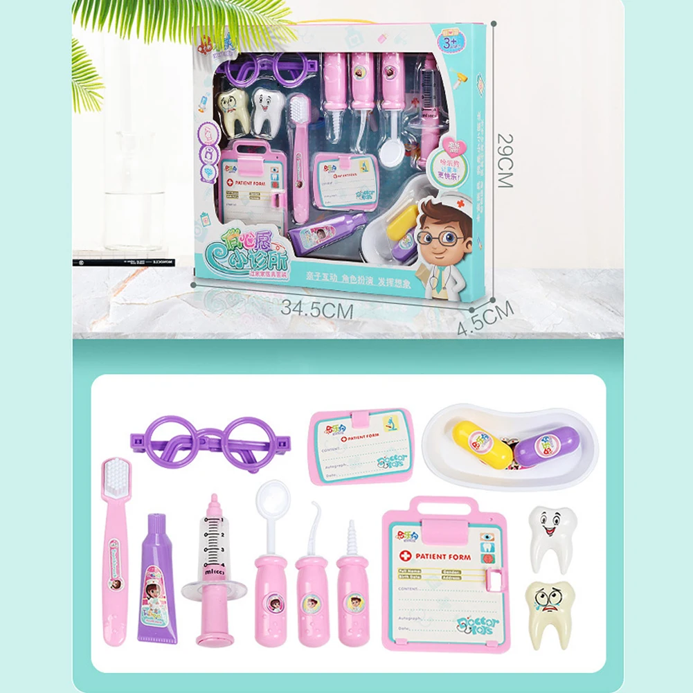 Kids Toys High-quality Lightweight Non-toxic Safe for to Play Doctor Kits Dentist Pretend PlaySet Role | Игрушки и хобби