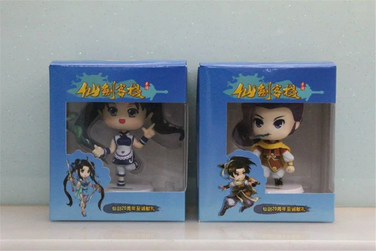 

2021 New Animation Peripheral Color Box Blister Spot Ornaments Birthday Festival Gifts Swordsman Character Hand Made Model