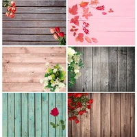 shengyongbao vinyl custom photography backdrops props flower wood planks photo studio background 21112hm 01