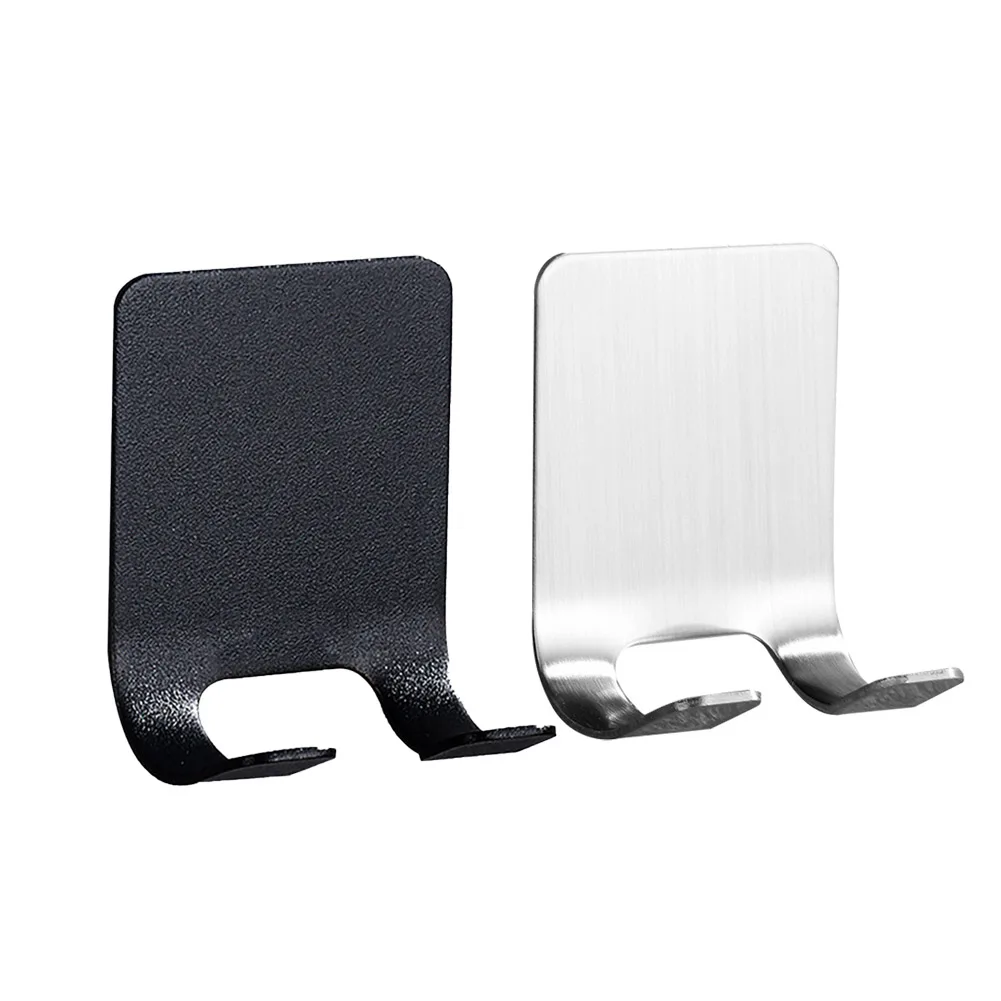 

2 Pcs Punch Free Razor Holder Storage Hook Wall Men Shaving Shaver Shelf Bathroom Razor Rack Wall Bathroom Accessories