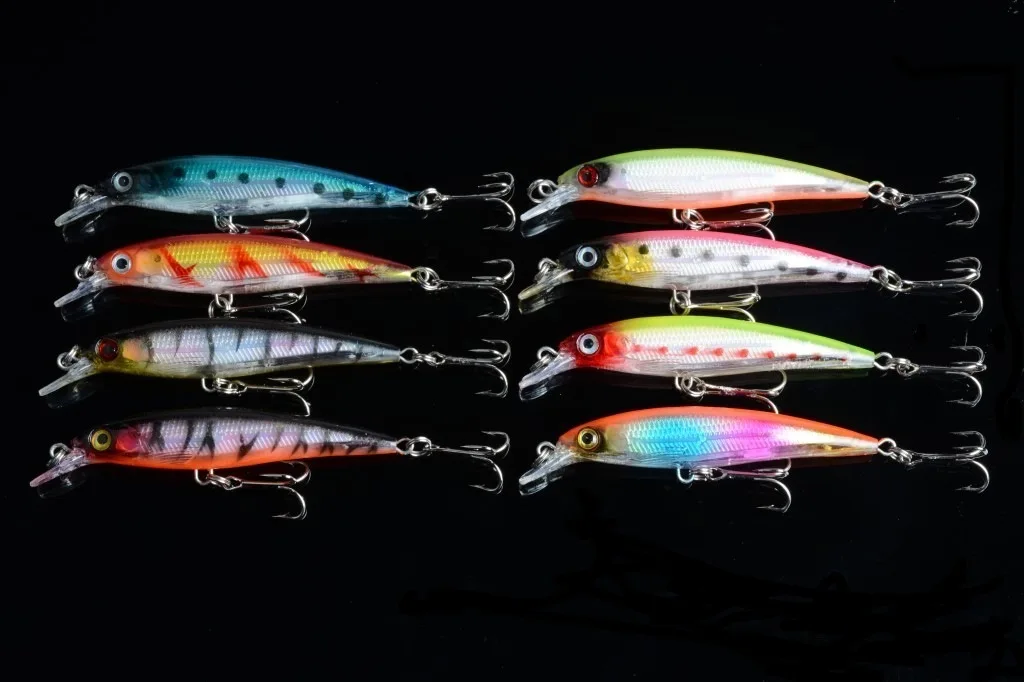 

1Pcs Lifelike Fishing Lure Hard Bait 8.5cm/7.2g Minnow Crankbait Wobblers Peche Bass Artificial Baits Pike Carp Lures Swimbait