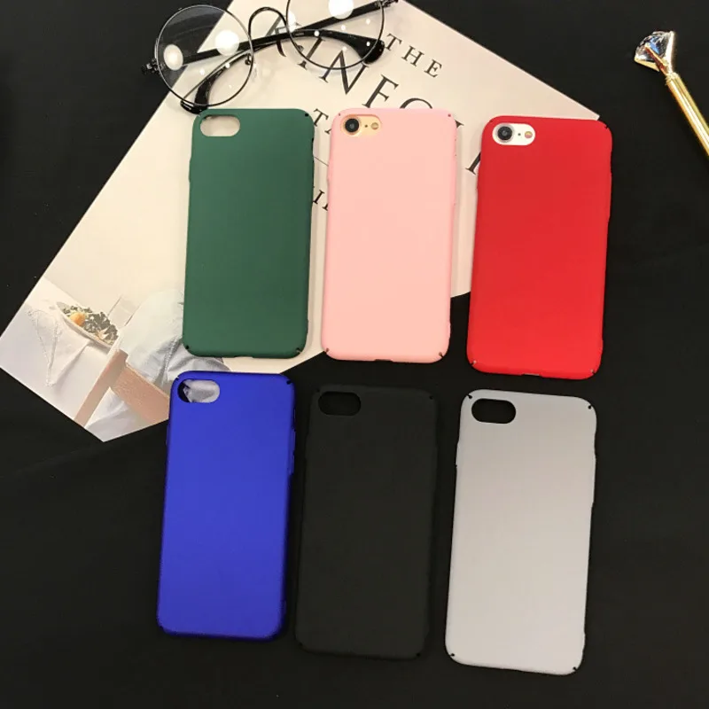 Простой Универсальный матовый однотонный Чехол для мобильного телефона iPhone X XS XR