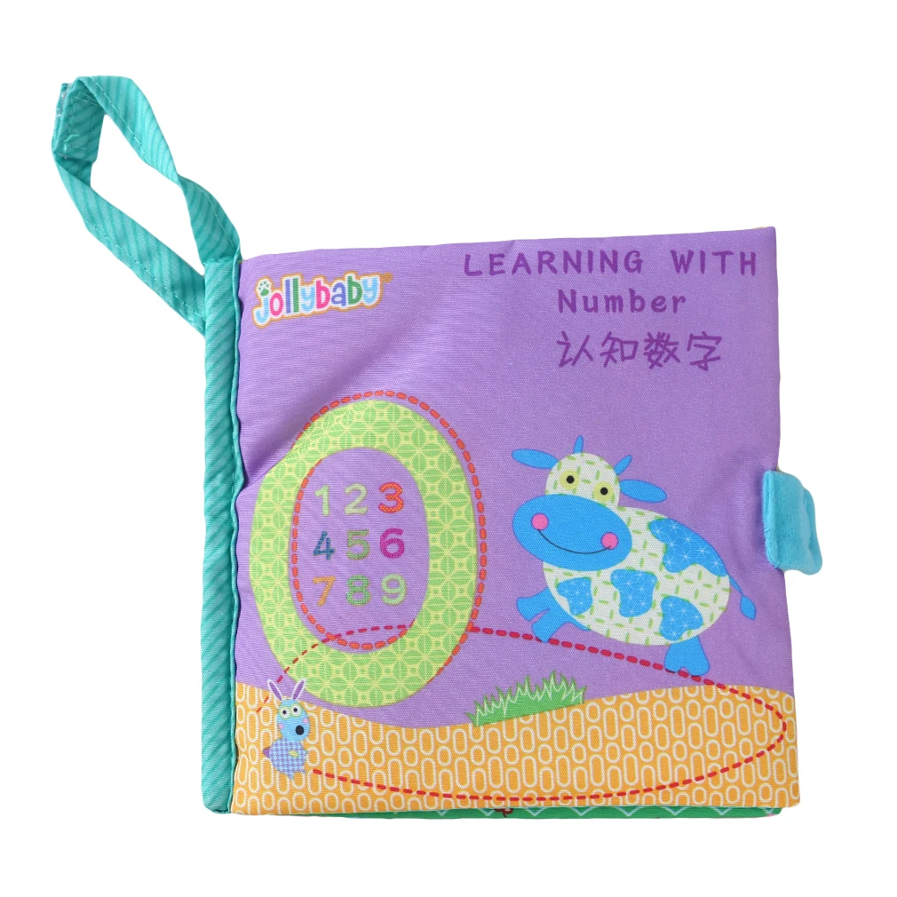 

0-12 month Baby Soft Cloth Books Infant Educational Early Stroller Rattle Toy Kids Newborn Crib Bed Cognition Baby Toys