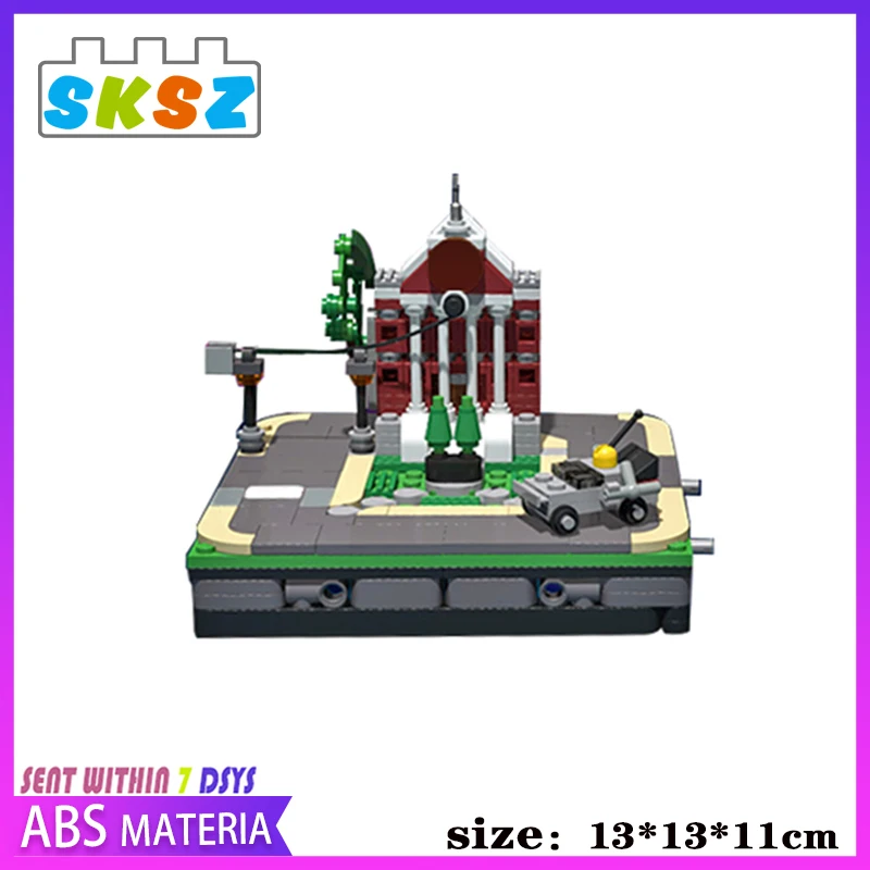 

City Time Travel Modular House Movie Architecture Minin House Collection Building Blocks Mode Kids Educational DIY Toys Gifts