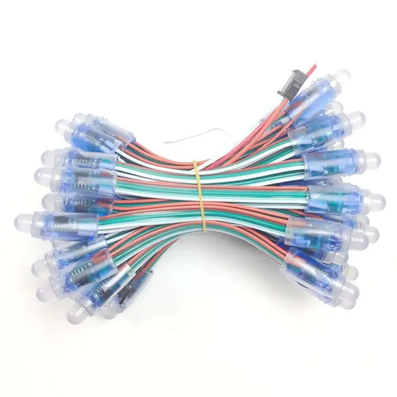 Пиксельные модули светодиодов WS2811 5 в постоянного тока 1000 шт. 12 мм IP68 RGB рассеянный