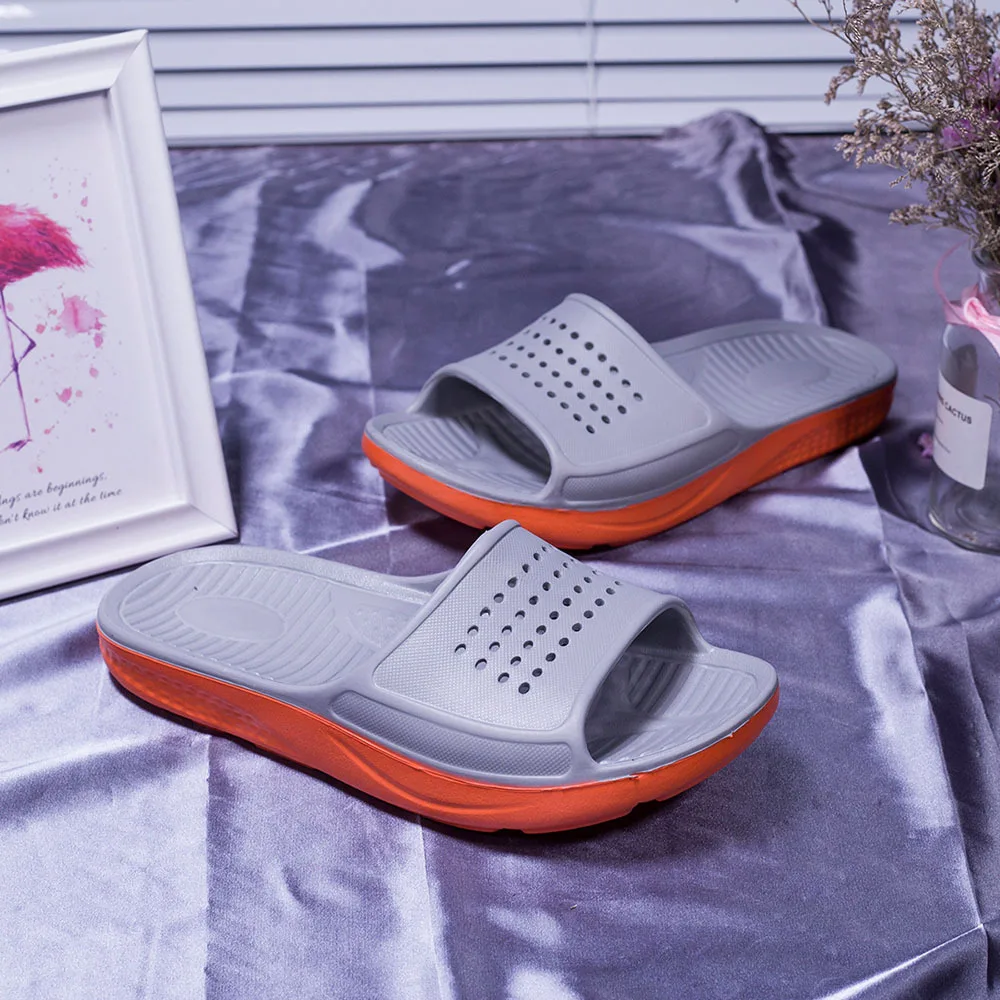 

Слитные шлепанцы для мужчин и женщин, босоножки на толстой резиновой подошве для пар, большие размеры, для лета