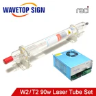 WaveTopSign Reci W2T2 90 Вт-100 Вт, диаметр лазерной трубки на углекислом газе Источник питания 80 мм65 мм, HY-DY10, 80 Вт, для гравировального станка с СО2