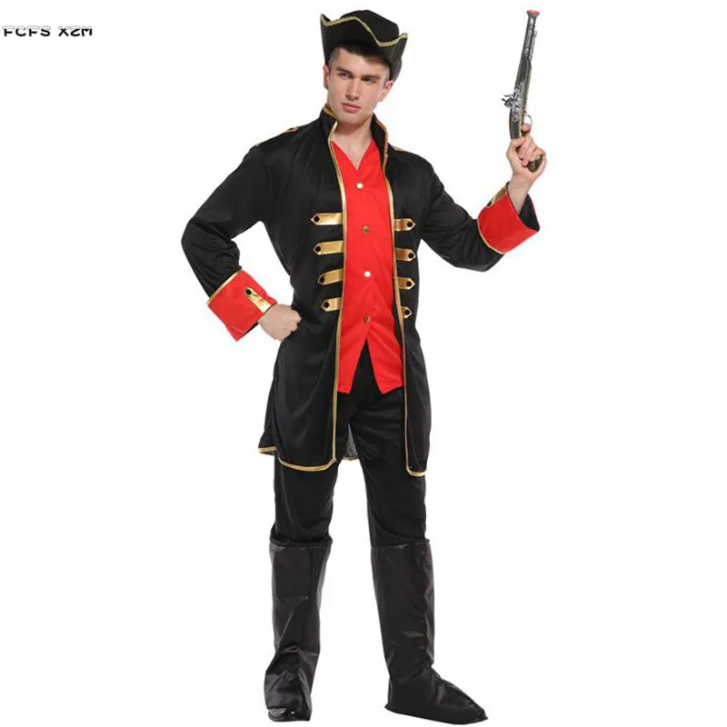 

Men Halloween Soldier Warrior Costumes Adult Pirate Cosplay Carnival Purim Parade Masquerade Nightclub Bar Role Play Party Dress