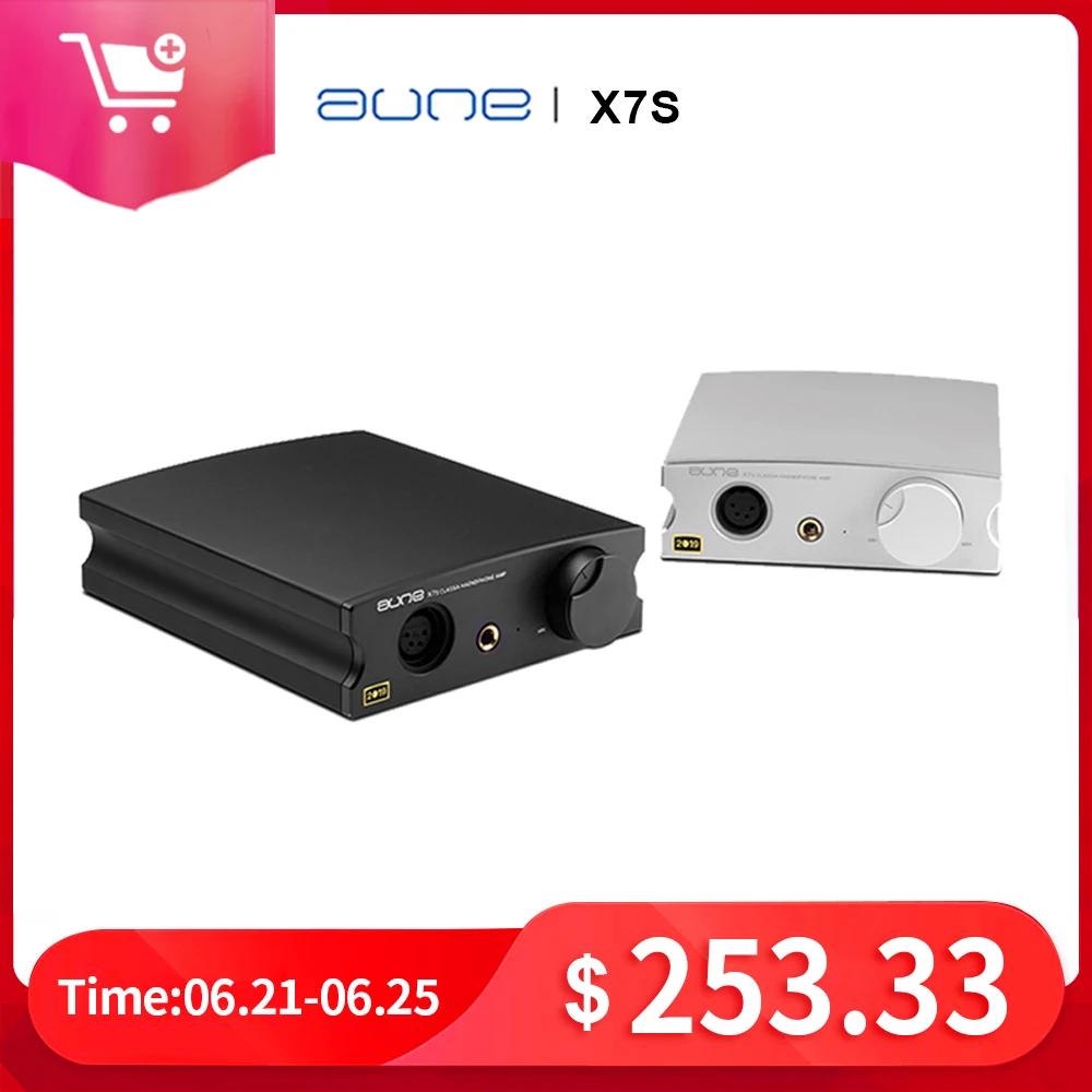 AUNE X7S Настольный сбалансированный усилитель для наушников большой тяги HD650 Hi Fi