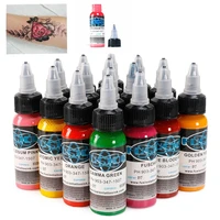 professional 3d tattoo paint multi color makeup accessory set graffiti painting safe waterproof and permanent use for tattoo pen