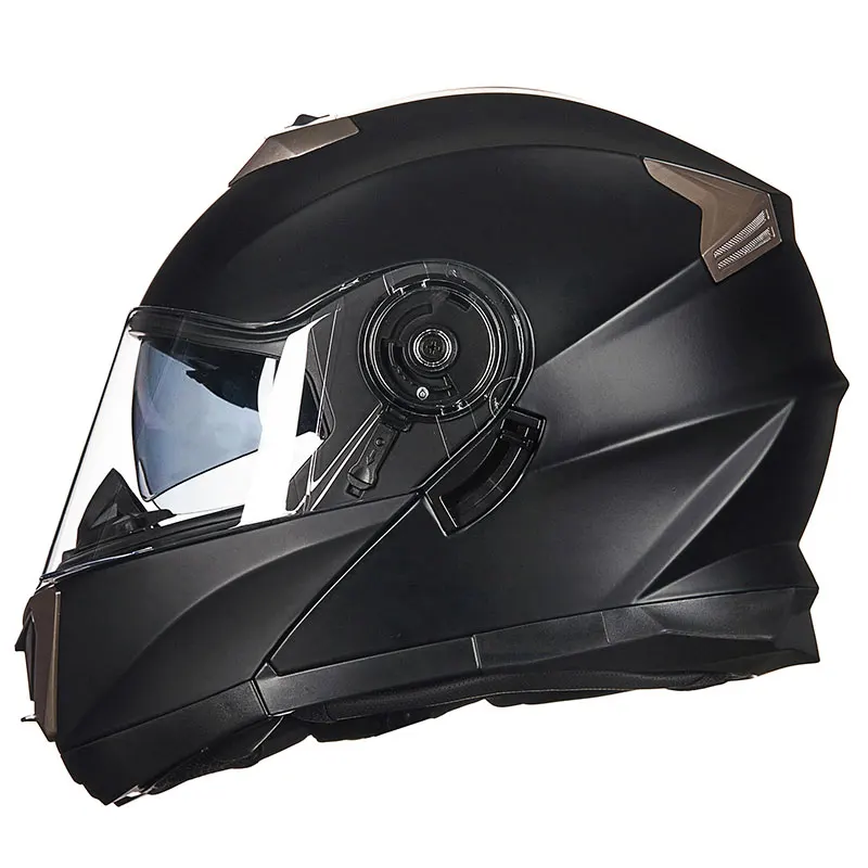 GXT 160 зимний противотуманный мотоциклетный шлем с двойными линзами и откидной