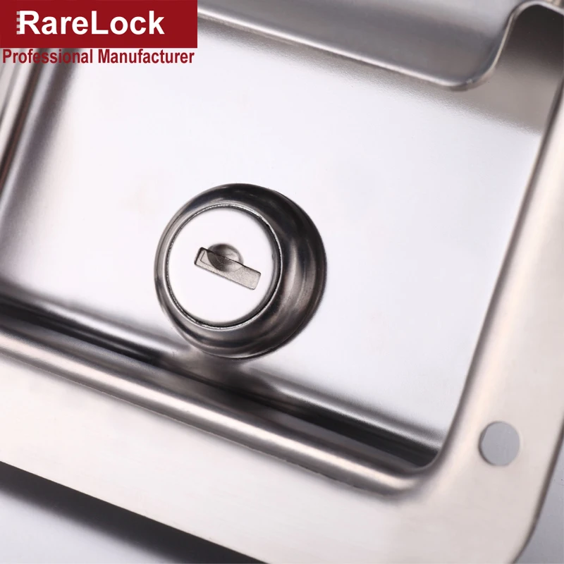 Замок дверной из нержавеющей стали с ключом для грузовика автобуса автомобиля