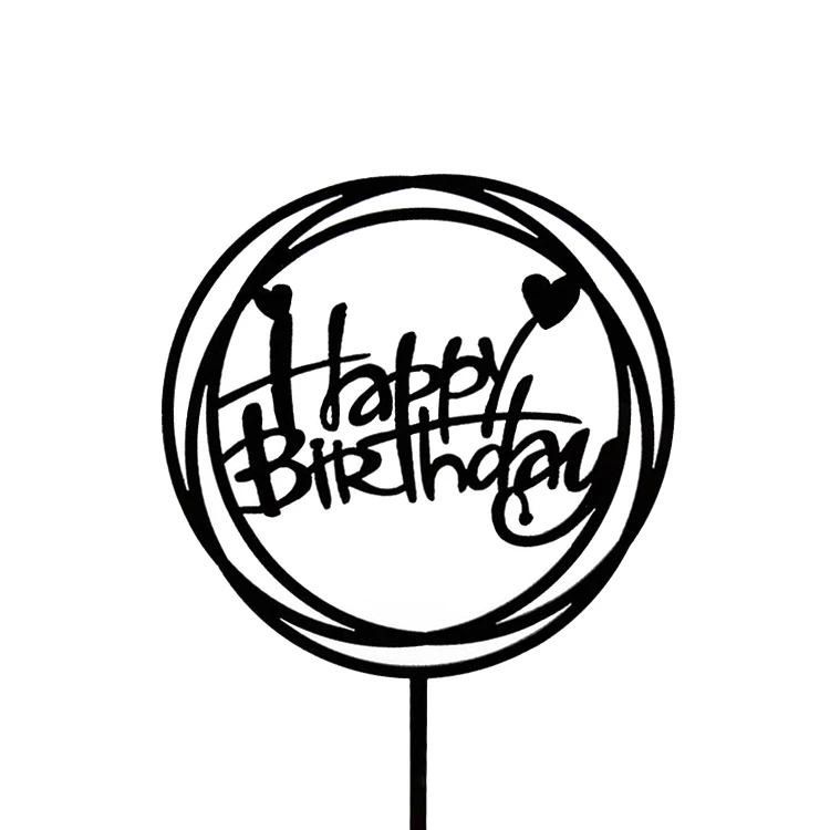 Подарочная карточка для торта на день рождения несколько стилей|Товары