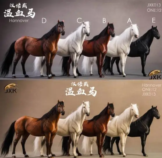 

В наличии 1/12 масштаб JXK013 Ганноверская лошадь теплая кровь аниме статуя пальмы Фигурки игрушки с ремнем подходит 6 ''фигурки Куклы