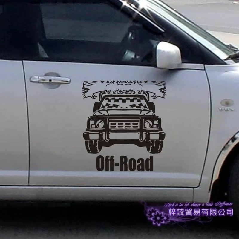 Off-road 4x4 Car Sticker Vehicle Decal Classic Cars Posters Vinyl Wall Decals Home Decoration Decor Mural Luxury SUV | Дом и сад