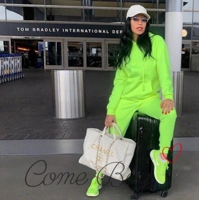 ZOGAA спортивный костюм женские толстовки + брюки Толстовка и спортивные штаны Femme