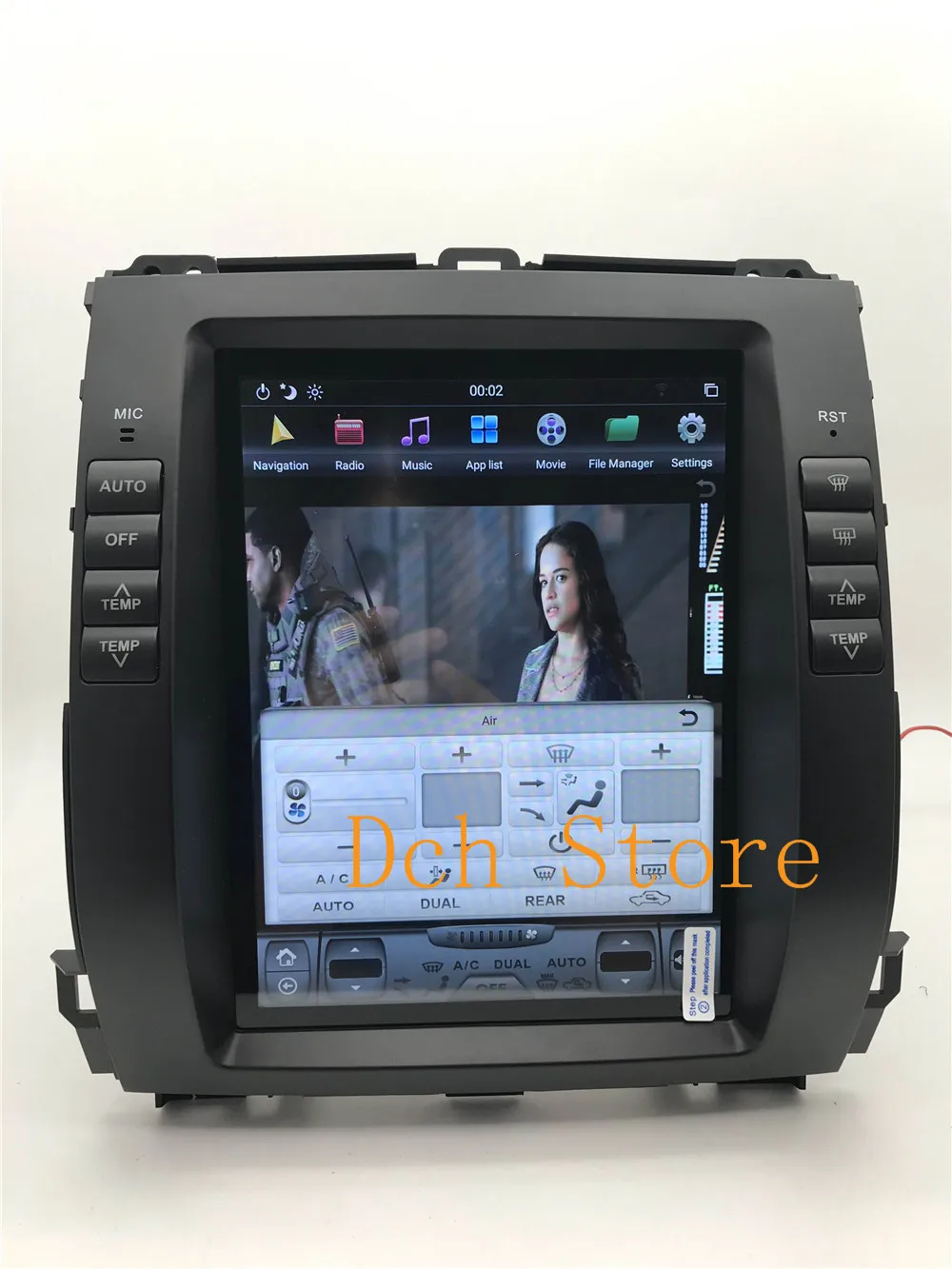 Вертикальный стиль Tesla Android 8,1 автомобильный dvd-плеер для Toyota Prado 120 land cruiser 2002-2009 для Lexus GX470 NAVI ips PX6 CARPLA