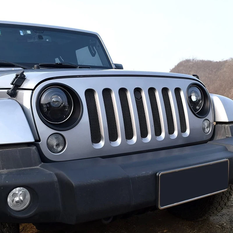 Крышка передней фары для Jeep Wrangler JK JKU 2007-2018 аксессуары и неограниченный Rubicon Sahara