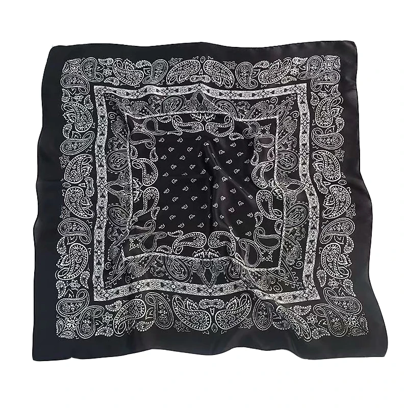 

Модный шарф для женщин, атласная шаль с принтом, шелковые шарфы, женский шейный платок, квадратные шали, шарфы для женщин